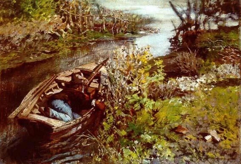 Caccia al selvatico, 1888 - Collezione Civica, Noale, Venezia